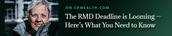promo for an article about the. upcoming RMD deadline