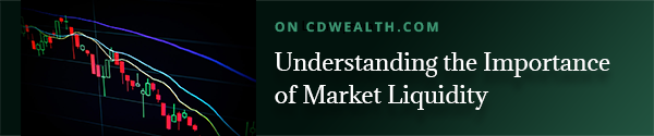 Promo for an article titled Understanding the Importance of Market Liquidity