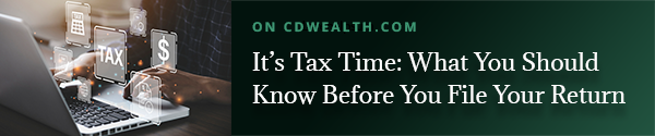 Promo for article titled It's Tax Time: What You Should Know Before You File Your Return