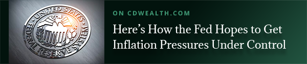 Promo for an article titled Here's How the Fed Hopes to Get Inflation Pressures Under Control